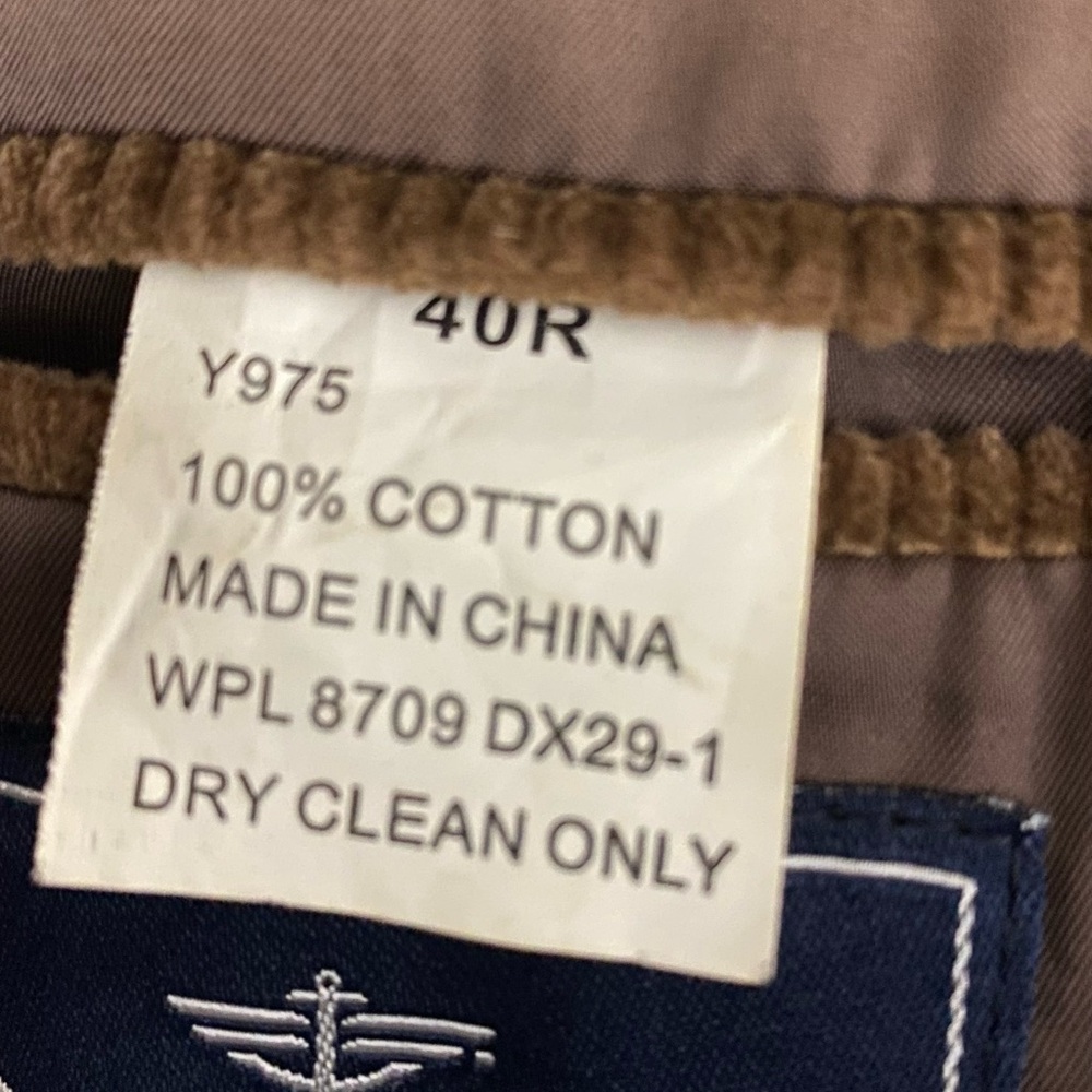 NWOT Dockers Corduroy Men's Tan Brown Blazer - Picture 9 of 15